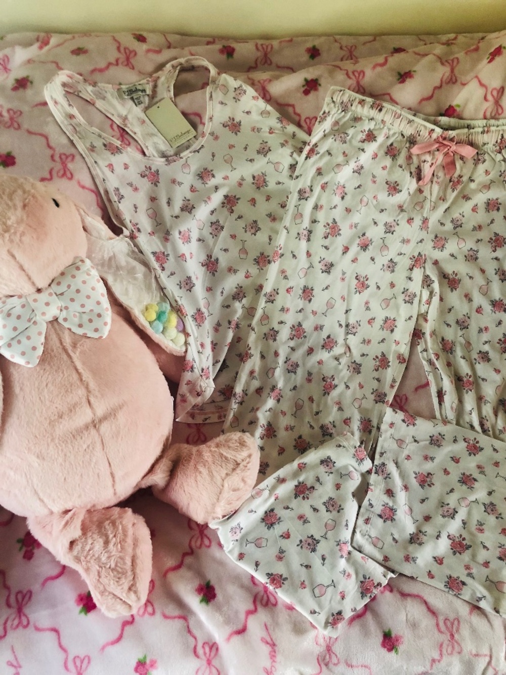 Just in NWT PJ Salvage Rose’ All Day Tank & Pants Bed Set